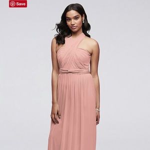 David’s Bridal Convertible Versa Bridesmaid Dress